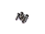 69735 Hiro Seiko Aluminum Alloy 3X8 Hex Socket Button Head Screw (5) BLACK CHROME (HS69735)