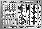 397360 XRAY RX8 Sticker for Body - White (XRA397360)