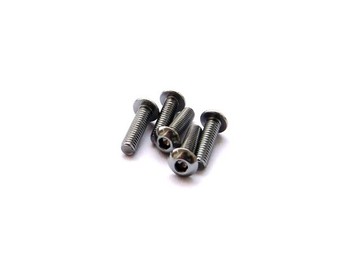 69736 Hiro Seiko Aluminum Alloy 3X10 Hex Socket Button Head Screw (5) BLACK CHROME (HS69736)