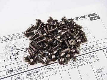 69987 T4'16 Titanium Hex Socket Screw Kit (HS69987)