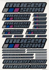 P0403 Mugen Seiki Chrome Decal Sheet Large (MUGP0403)