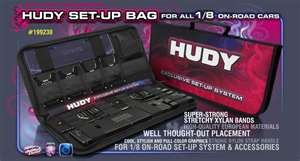 199230 1/8 Exclusive set-up system carrying bag for 1/8 on-road (HUD199230)