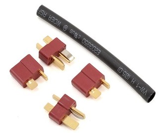 5004 ProTek RC T-Style Ultra Plugs (2 Male/2 Female) (PTK-5004)