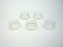 103047 Exhaust seals / gaskets (5) CLEAR NOVA ROSSI / MAX .21