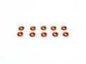 103335 Washer M3 conical alu ORANGE (10)
