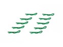 301006 Small Body Clip 1/10 - Metallic Green (10)