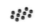 303125-K Alu shims 3x6mm size, 3mm thick. Black color. Set of 10