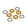 308040-O SHOCK ADJ. NUT ALU + O-RING (4)