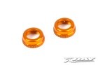 308353-O Alu Shock Cap Nut with Vent Hole - Orange (2)