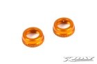 308353-O Alu Shock Cap Nut with Vent Hole - Orange (2)