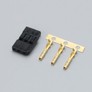36511 Servo Connector Plug Set w/Gold Pins (Black)