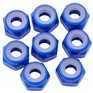 870102 1up Racing 7075 Aluminum Locknuts - M3 Dark Blue