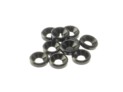 69253 Hiro Seiko 3mm Alloy Countersunk Washer BLACK (10)