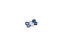 69457 3mm Alloy Spacer Set 1.5t (2pcs) 2.0t (2pcs) 2.5t (2pcs) Y-BLUE & SILVER