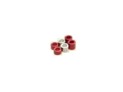 69461 3mm Alloy Spacer Set 3.0t (2pcs) 4.0t (2pcs) 5.0t (2pcs) RED & SILVER