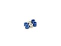 69464 3mm Alloy Spacer Set 3.0t (2pcs) 4.0t (2pcs) 5.0t (2pcs) Y-BLUE & SILVER