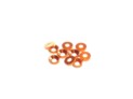 69562 Hiro Seiko 3mm Alloy Countersunk Washer ORANGE (10)