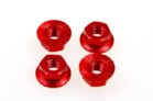 69594 4mm Alloy Serrated Wheel Nut RED (4)