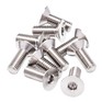 730008 1up Racing Pro Duty Titanium Screws (10pc) 3x8 - Flat Head