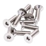 730010 1up Racing Pro Duty Titanium Screws (10pc) 3x10 - Flat Head