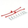 2248 Body Klip Retainers, Red (2)