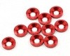 JQA030 M3 Countersunk washer 10pcs (Red)