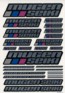 P0403 Mugen Seiki Chrome Decal Sheet Large