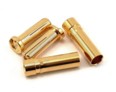 5024 ProTek RC 5.0mm "Super Bullet" Solid Gold Connectors (2 Male/2 Female)