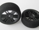 101539 1/10 30mm RR black carbon 35sh Italian Foam (XCE101539)