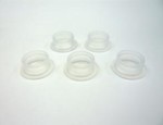 103047 Exhaust seals / gaskets (5) CLEAR NOVA ROSSI / MAX .21 (XCE103047)