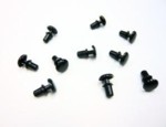 104024 Body rivets Nylon Black (10) (XCE104024)