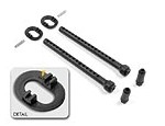 301323 XRAY NT1 FRONT BODY MOUNT SET +1MM HEIGHT
