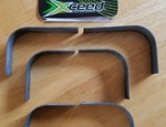104069 body stiffeners for 1/8th scale CARBON