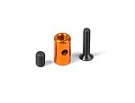 338741 Alu Exhaust Wire Mount - Orange