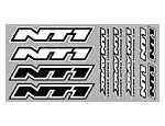 397331 XRAY NT1 Sticker for Body - White / Black