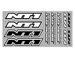 397331 XRAY NT1 Sticker for Body - White / Black (XRA397331)