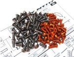 48160 NT1'17 Titan / GOLD Alum Hex Socket Screw Set...