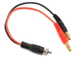 5240 ProTek RC Glow Ignitor Charge Lead (Ignitor Connector to 4mm Bullet Connector)