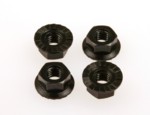 69597 4mm Alloy Serrated Wheel Nut BLACK (4)