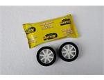 MX-10A37K MATRIX 37 SHORE KYOSHO/MUGEN 1/10 FRONT 26MM STADNARD WHITE WHEEL