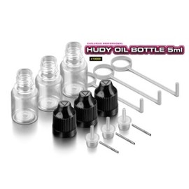 106900 HUDY OIL BOTTLE, NOSE, STEEL NEEDLE & SAFETY LOCK - 5ML (3) (HUD106900)