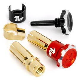 190455 1up Racing Lockdown Adjustable Bullet Plugs (1UP190455)