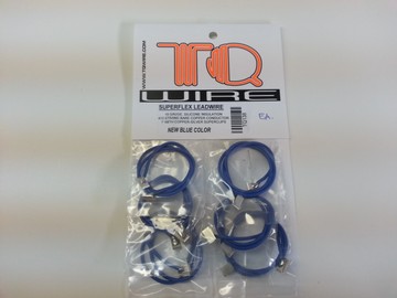 138/6 Superflex Leadwire 18ga. with guide clips Blue – 6 PK. TQ138 (TQ138/6)