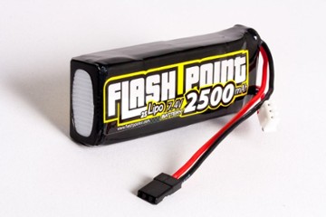 2001 LIPO 2500 RX-PACK FLAT 7.4V 1/10 and 1/8 Nitro cars (FP2001)