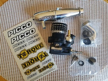 9256 Nitro Combo Pack .21 EMX-WC ceramic W/2120 pipe, header, springs and gaskets (PIC9256)