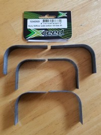 104069 body stiffeners for 1/8th scale CARBON (XCE104069)