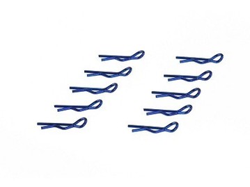 301008 Small Body Clip 1/10 - Metallic Blue (10) (AP-301008)