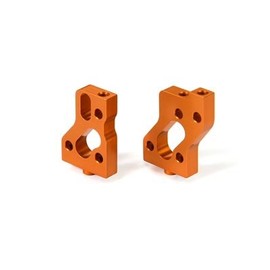 336232-O ALU RADIO PLATE MOUNTS (L+R) - SWISS 7075 T6 - ORANGE (XRA336232-O)