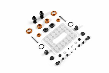 338001-O Alu Shock Absorber Set - Orange (2) 2015 (XRA338001-O)