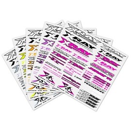 397320 XRAY STICKERS FOR BODY - 5 DIFFERENT COLORS (XRA397320)